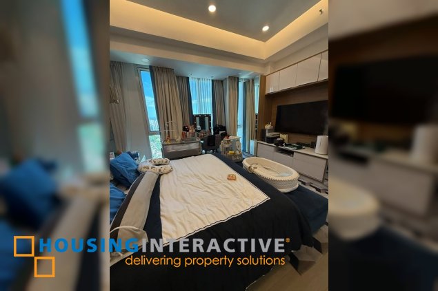 fully furnished 2br unit with balcony and parking