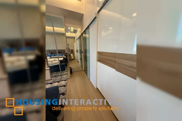 fully furnished 2br unit with balcony and parking