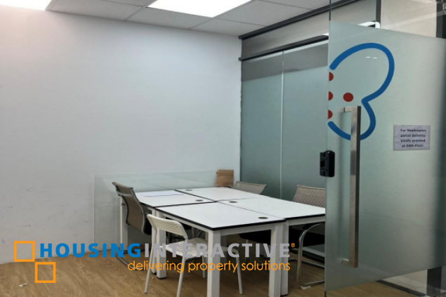 warm shell office space for rent in makati