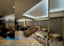 fully furnished 3br unit with parking for sale in one serendra