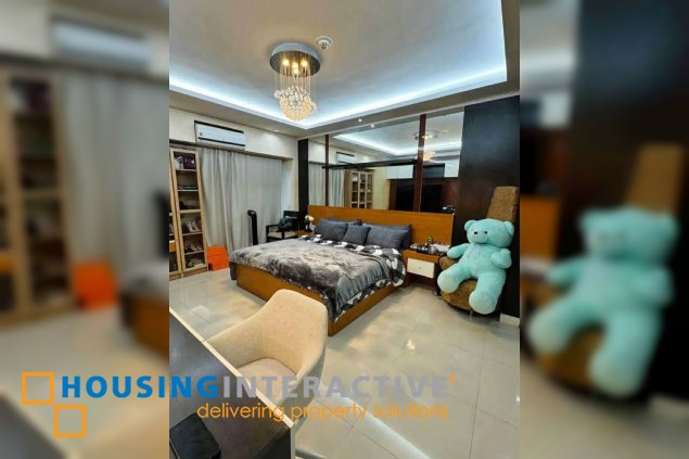 fully furnished 3br unit with parking for sale in one serendra