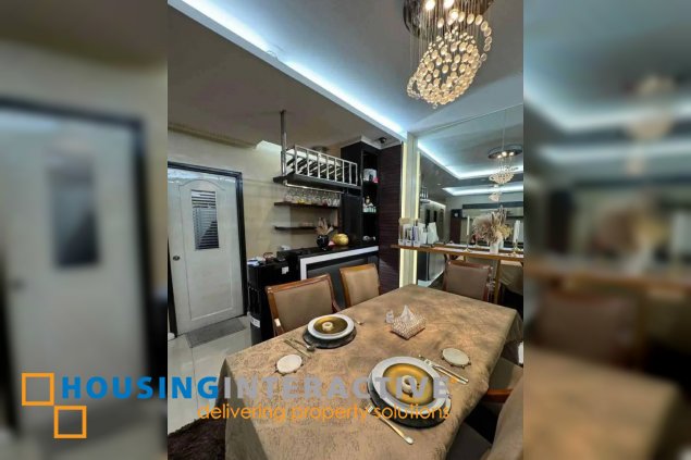 fully furnished 3br unit with parking for sale in one serendra