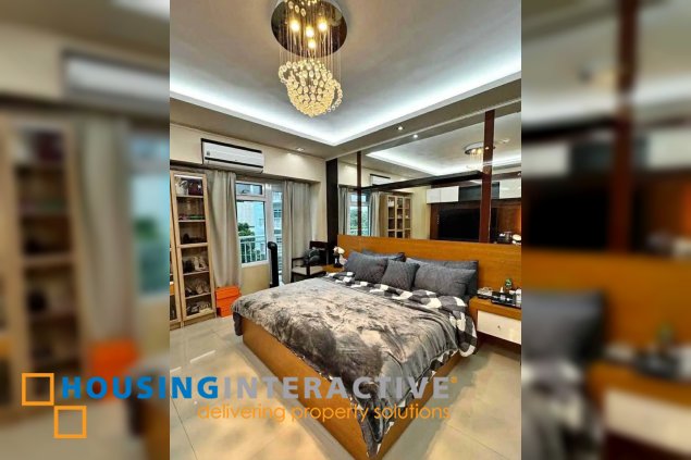 fully furnished 3br unit with parking for sale in one serendra