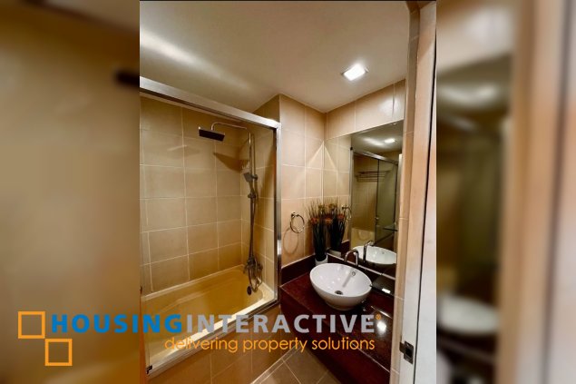 fully furnished 2br unit with parking for rent in bellagio 2