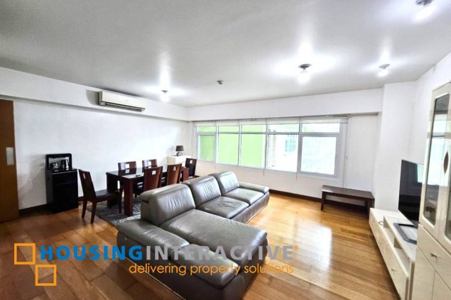 fully furnished 2br unit with balcony and parking