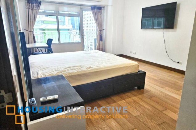 fully furnished 2br unit with balcony and parking