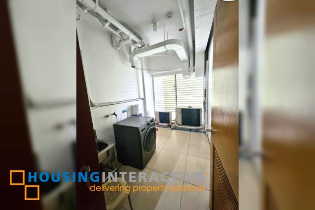 fully furnished 2br unit with balcony and parking