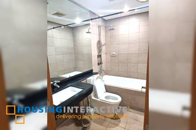 fully furnished 2br unit with balcony and parking