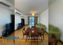 fully furnished 1br unit with parking for lease in one serendra