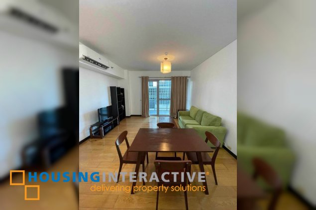 fully furnished 1br unit with parking for lease in one serendra