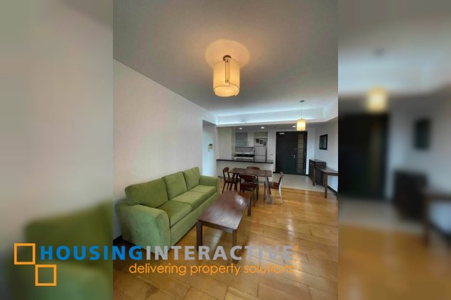 fully furnished 1br unit with parking for lease in one serendra