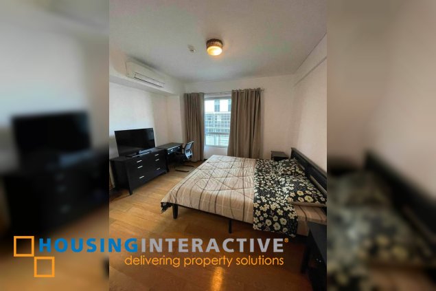 fully furnished 1br unit with parking for lease in one serendra