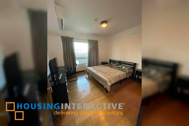fully furnished 1br unit with parking for lease in one serendra