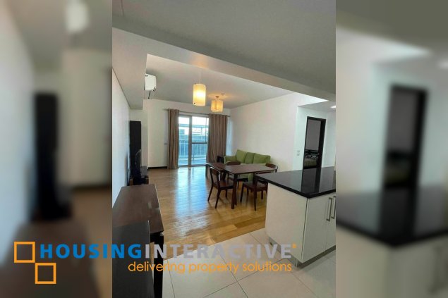 fully furnished 1br unit with parking for lease in one serendra