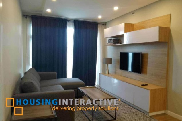fully furnished 3br unit with parking for lease in two serendra