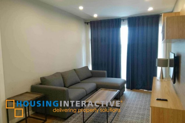 fully furnished 3br unit with parking for lease in two serendra