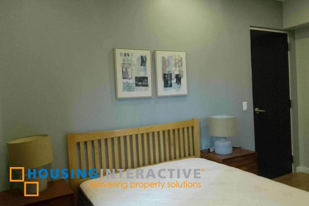 fully furnished 3br unit with parking for lease in two serendra