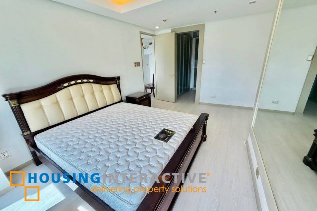 semi-furnished 2br unit with parking lot for sale/rent in bellagio 2