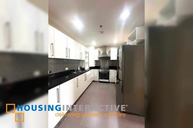 semi-furnished 2br unit with parking for rent in one serendra