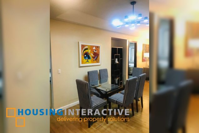 furnished 2br unit with parking for lease in escala salcedo