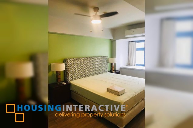 furnished 2br unit with parking for lease in escala salcedo