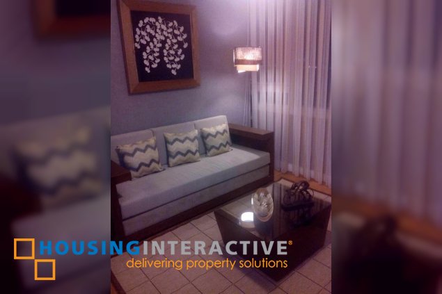 furnished 1br unit with parking for lease in park terraces