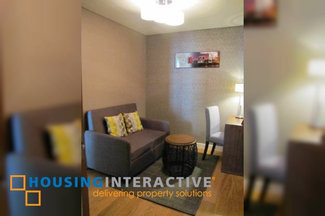 furnished 1br unit with parking for lease in park terraces