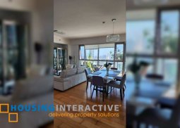 fully furnished 2br unit with parking for sale in one serendra