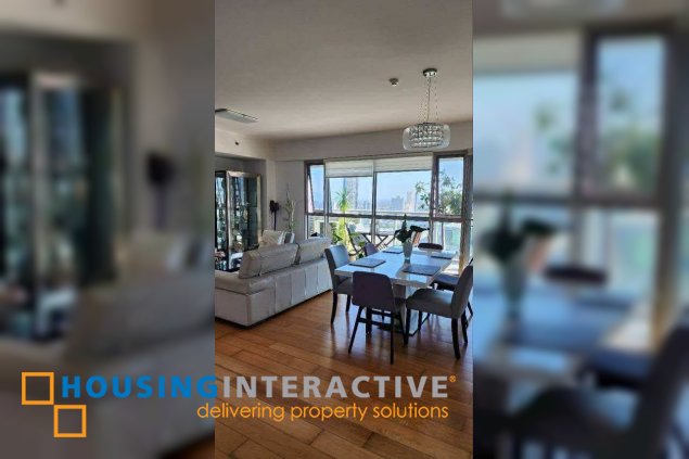 fully furnished 2br unit with parking for sale in one serendra