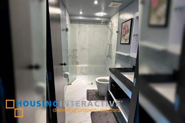fully furnished 1br unit with parking for rent in kroma tower