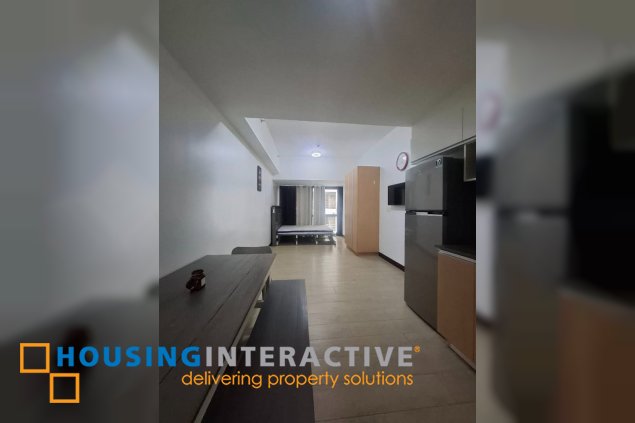 fully furnished studio unit for lease in paseo heights