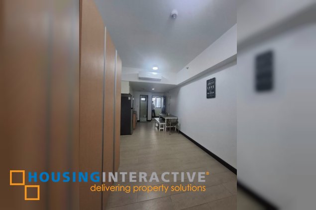 fully furnished studio unit for lease in paseo heights