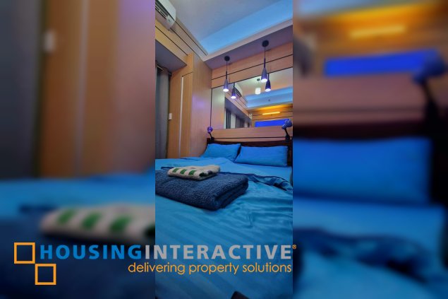 fully furnished 1br unit with balcony for lease in smdc air