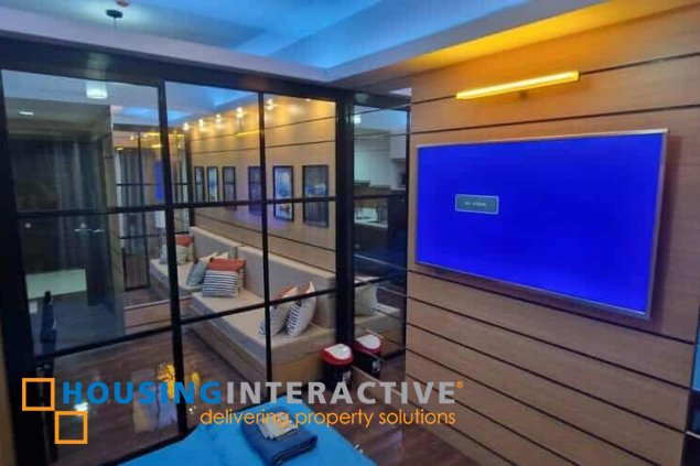 fully furnished 1br unit with balcony for lease in smdc air