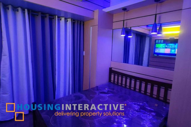 fully furnished 1br unit with balcony for lease in smdc air