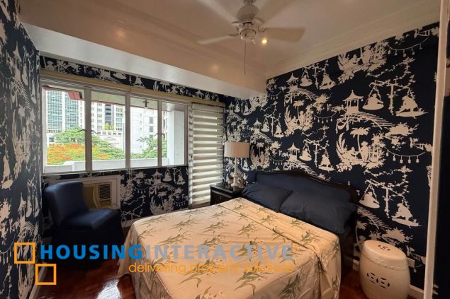semi-furnished 3br unit with parking for sale in alfaro place