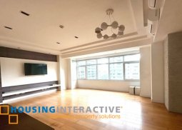 semi-furnished 2br unit with parking for lease in one serendra