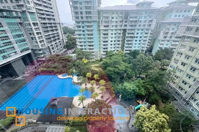 semi-furnished 2br unit with parking for lease in one serendra