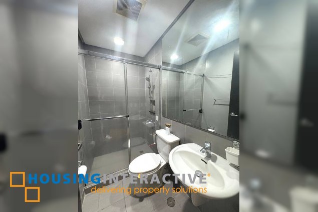 semi-furnished 2br unit with parking for lease in one serendra