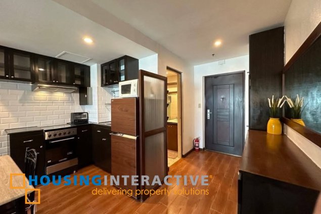 fully furnished studio unit for lease in fort palm spring