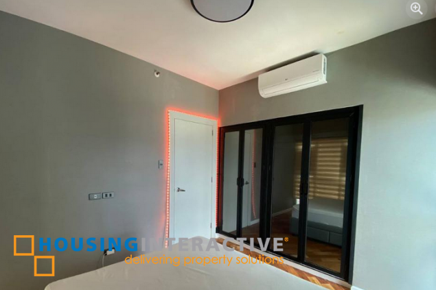 furnished 1br unit with balcony and parking for lease in the manansala