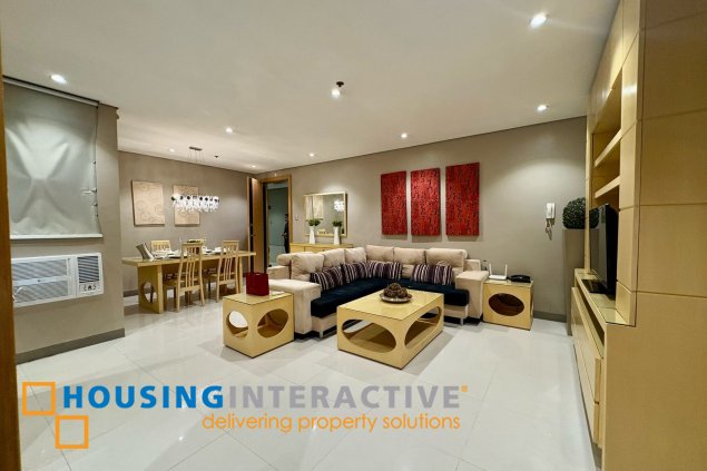 furnished 2br unit with balconies for lease in the luxe residences