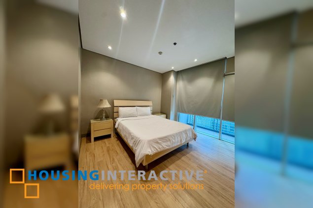 furnished 2br unit with balconies for lease in the luxe residences