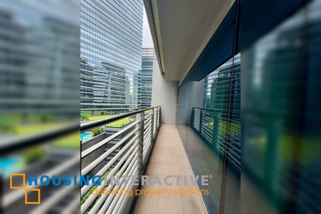 furnished 2br unit with balconies for lease in the luxe residences