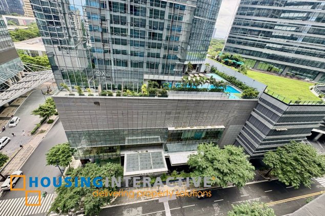 furnished 2br unit with balconies for lease in the luxe residences