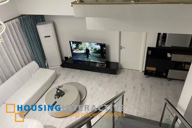 furnished 3br unit with 2 parking for sale in the fort residences