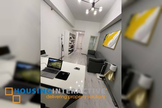 furnished 3br unit with 2 parking for sale in the fort residences