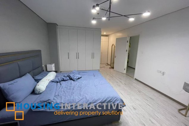 furnished 3br unit with 2 parking for sale in the fort residences