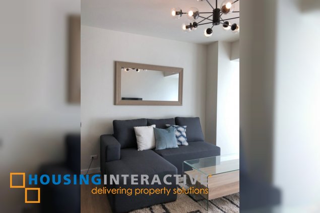 fully furnished 1br unit for rent in kroma tower