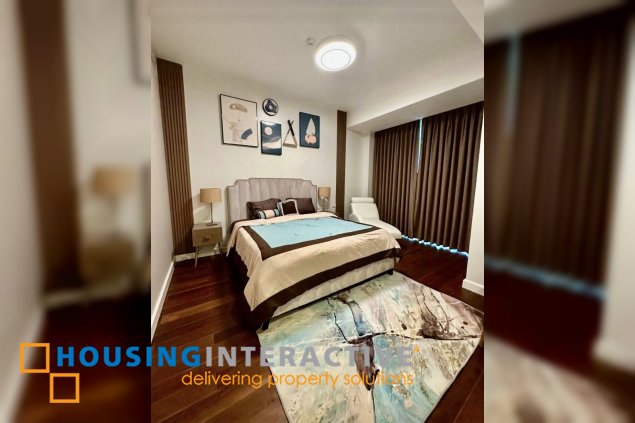 fully furnished 2br unit with balcony and parking for rent in grand hyatt residences